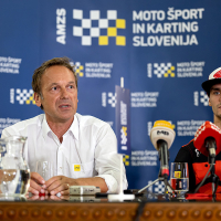 Novinarska konferenca pred sprejemom Tima Gajserja