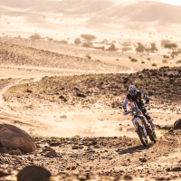 Toni Mulec v cilju 45. relija Dakar