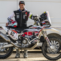 Toni Mulec v cilju 45. relija Dakar