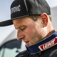Toni Mulec v cilju 45. relija Dakar
