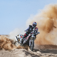 Toni Mulec v cilju 45. relija Dakar