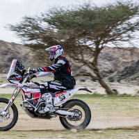 Toni Mulec v cilju 45. relija Dakar