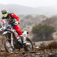 Toni Mulec v cilju 45. relija Dakar
