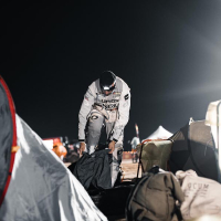Simon Marčič v cilju 45. relija Dakar