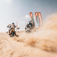 Simon Marčič v cilju 45. relija Dakar