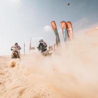 Simon Marčič v cilju 45. relija Dakar