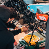Simon Marčič v cilju 45. relija Dakar