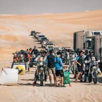 Simon Marčič v cilju 45. relija Dakar