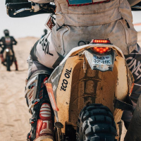 Simon Marčič v cilju 45. relija Dakar