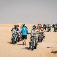 Simon Marčič v cilju 45. relija Dakar