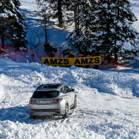 Zasnežena vozniška delavnica za člane AMZS - Veriga Lesce, Hyundai in AMZS delavnica 2024