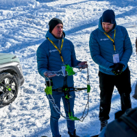 Zasnežena vozniška delavnica za člane AMZS - Veriga Lesce, Hyundai in AMZS delavnica 2024