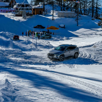 Zasnežena vozniška delavnica za člane AMZS - Veriga Lesce, Hyundai in AMZS delavnica 2024