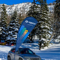 Zasnežena vozniška delavnica za člane AMZS - Veriga Lesce, Hyundai in AMZS delavnica 2024