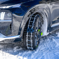 Zasnežena vozniška delavnica za člane AMZS - Veriga Lesce, Hyundai in AMZS delavnica 2024