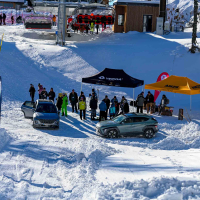 Zasnežena vozniška delavnica za člane AMZS - Veriga Lesce, Hyundai in AMZS delavnica 2024