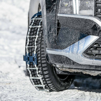 Zasnežena vozniška delavnica za člane AMZS - Veriga Lesce, Hyundai in AMZS delavnica 2024