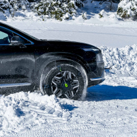 Zasnežena vozniška delavnica za člane AMZS - Veriga Lesce, Hyundai in AMZS delavnica 2024