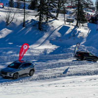 Zasnežena vozniška delavnica za člane AMZS - Veriga Lesce, Hyundai in AMZS delavnica 2024