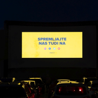 Drive-in kino pred AMZS Ptuj