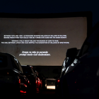 Drive-in kino pred AMZS Ptuj