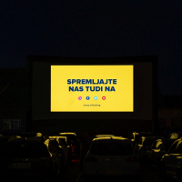 Drive-in kino pred AMZS Ptuj