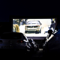 Drive-in kino pred AMZS Ptuj