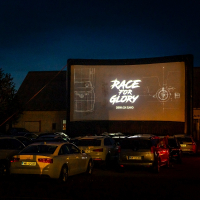 Drive-in kino pred AMZS Ptuj