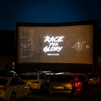 Drive-in kino pred AMZS Ptuj