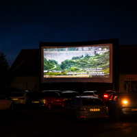 Drive-in kino pred AMZS Ptuj