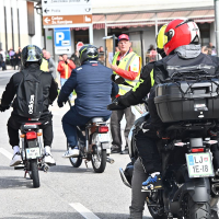 Blagoslov motoristov v Mirni peci 2025