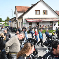 Blagoslov motoristov v Mirni peci 2025