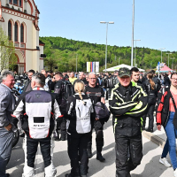 Blagoslov motoristov v Mirni peci 2025