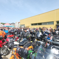 Blagoslov motoristov v Mirni peci 2025