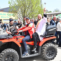 Blagoslov motoristov v Mirni peci 2025