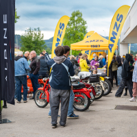 Drive-in kino in druženje ob otvoritvi nove steze za tehnične preglede v AMZS Kranj - 1.del
