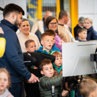 Drive-in kino in druženje ob otvoritvi nove steze za tehnične preglede v AMZS Kranj - 1.del