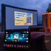 Drive-in kino in druženje ob otvoritvi nove steze za tehnične preglede v AMZS Kranj - 2.del