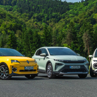 Hyundai inster 49kW impression, renault 5 EV52 iconic in škoda elroq 85 - test 2025