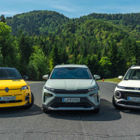 Hyundai inster 49kW impression, renault 5 EV52 iconic in škoda elroq 85 - test 2025