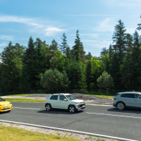 Hyundai inster 49kW impression, renault 5 EV52 iconic in škoda elroq 85 - test 2025