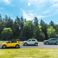Hyundai inster 49kW impression, renault 5 EV52 iconic in škoda elroq 85 - test 2025