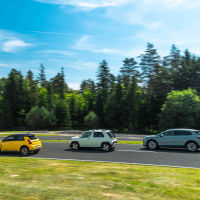 Hyundai inster 49kW impression, renault 5 EV52 iconic in škoda elroq 85 - test 2025