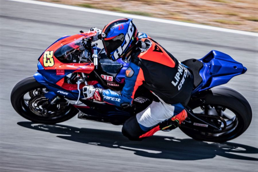 Domen Lipnik si je privozil zmago v razredu supersport 600.