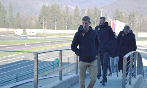 NK Maribor v  AMZS Centru varne vožnje na Vranskem