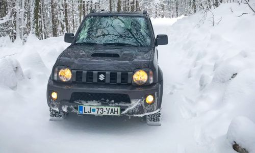 Suzuki jimny: Na gozdnih cestah