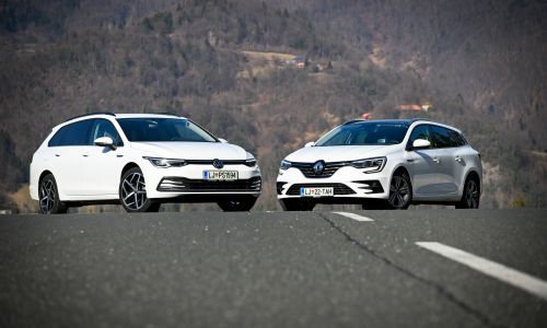 Primerjamo: Volkswagen golf variant style 2,0 TDI in renault megane grandtour e-tech edition one