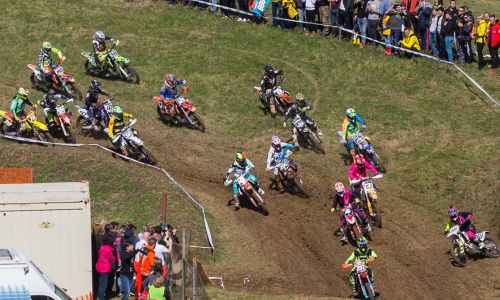 Milec, Urbas in Sršenova so tekmovali na EMX v motokrosu