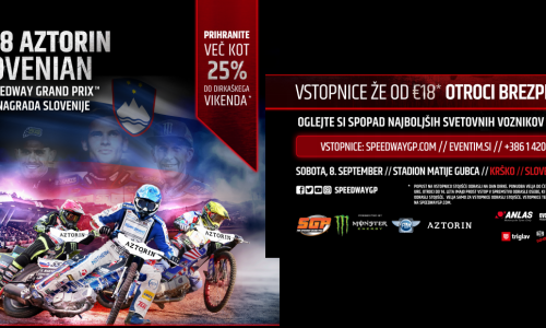 Vabljeni na dirko svetovnega prvenstva v speedwayu za VN Slovenije!