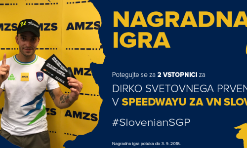 Podarjamo dve vstopnici za dirko za VN Slovenije v Krškem